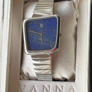 Vanna Nebula Lapis Lazuli Silver Watch
